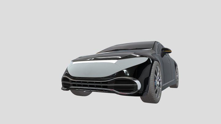Mercedes Benz EQS 2021 3D Model