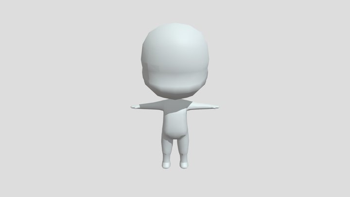 3D Simple Character 3D Model