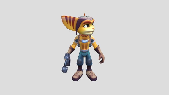 Ratchet & Clank 3D Model
