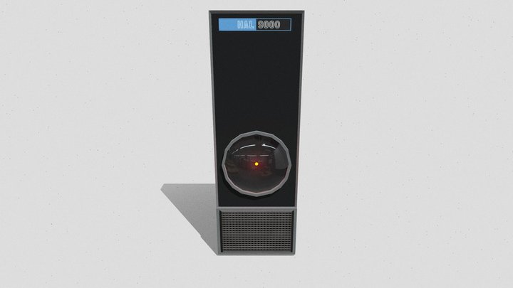 Hal-9000 (Huzz 9000) 3D Model