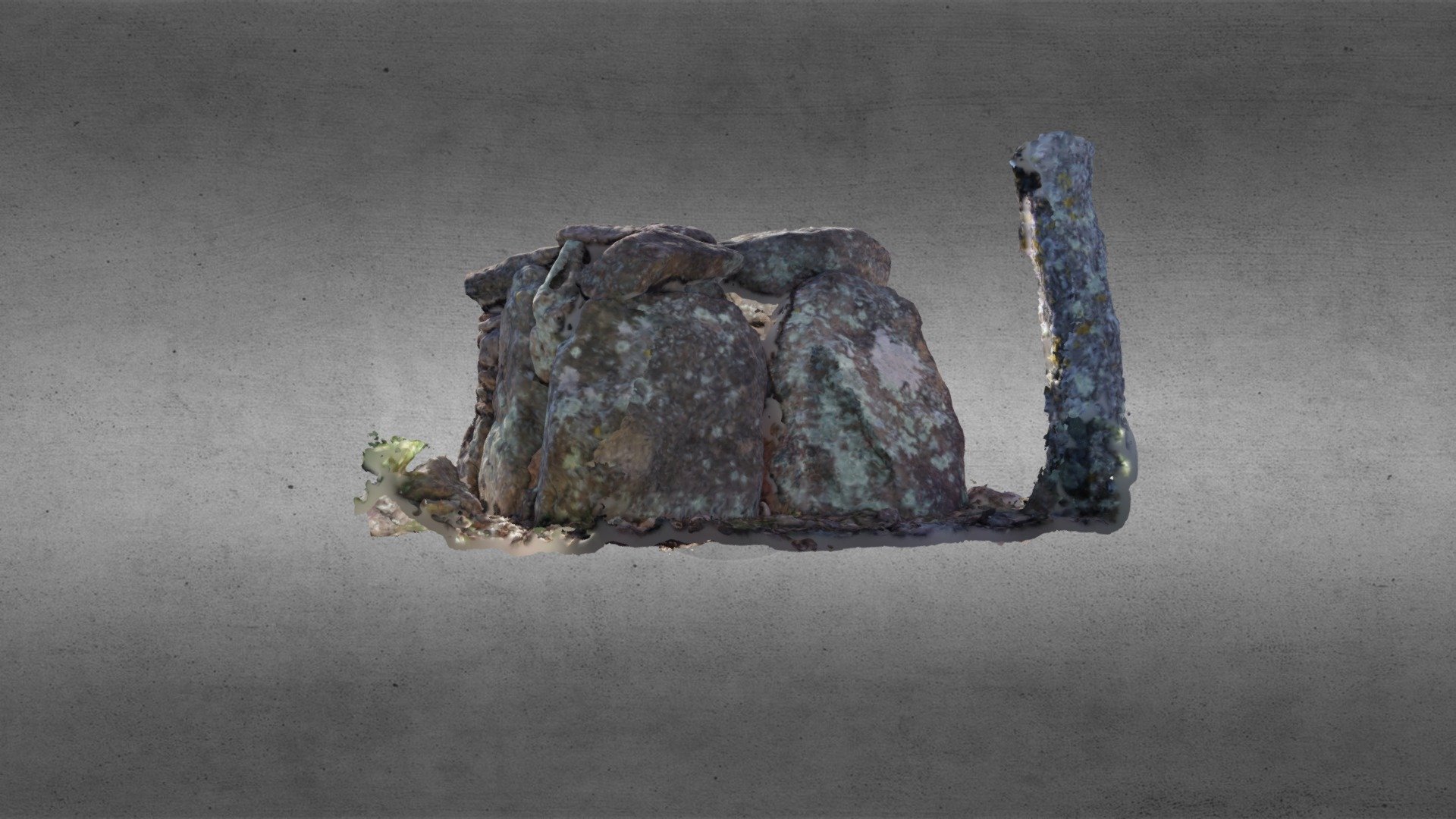 Rouyre dolmen, near Ansignan, Fenouillèdes. 3D model by christian D