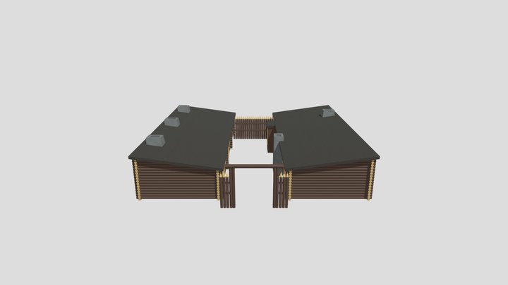 Fort Clatsop UII Style 3D Model