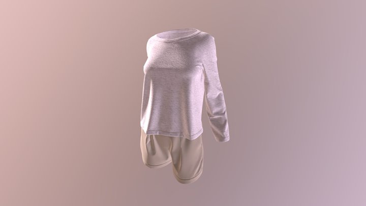 Casual Set 3D Model