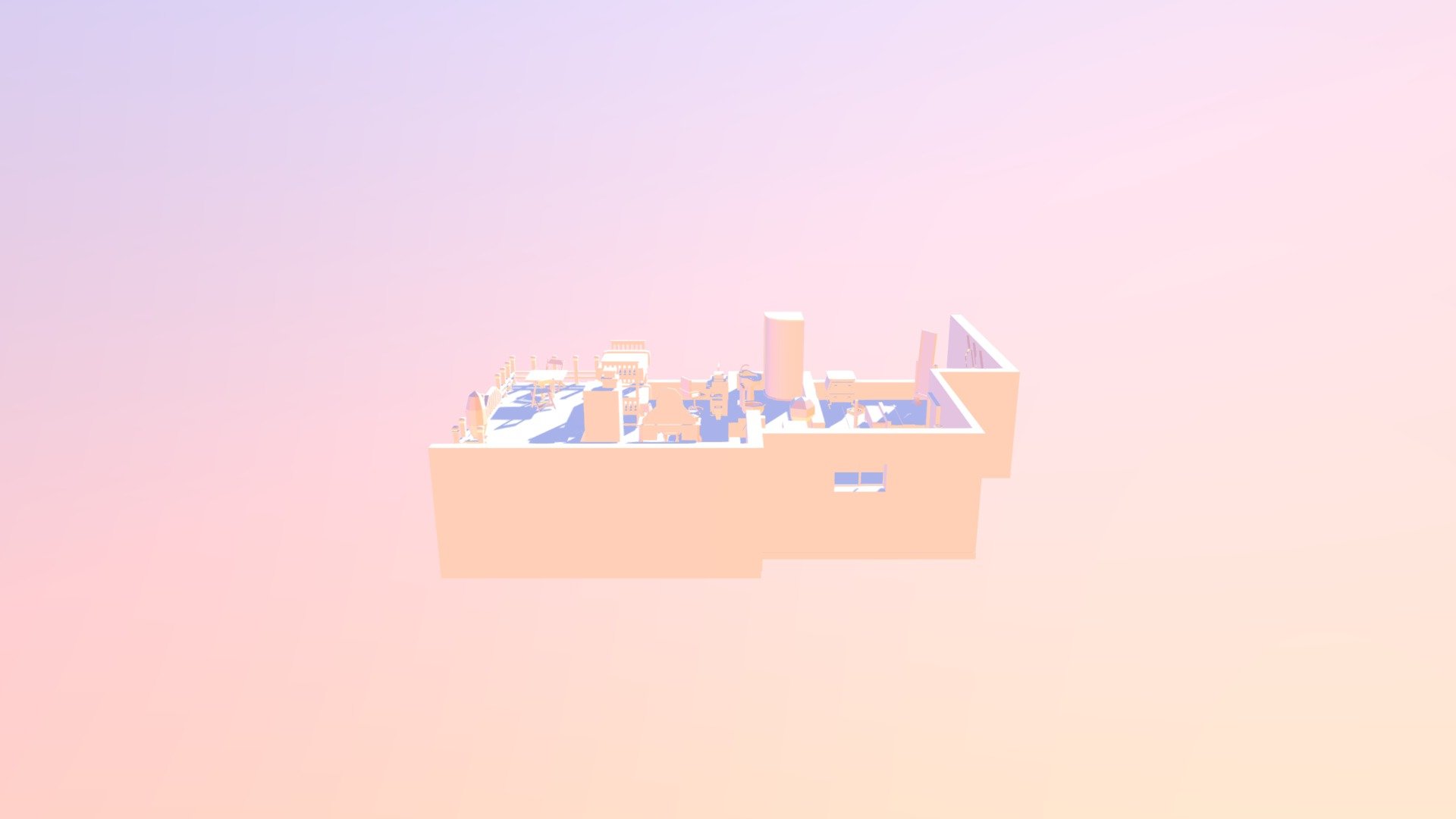 House (Without Texture) - 3D model by sarafeola [d28004c] - Sketchfab