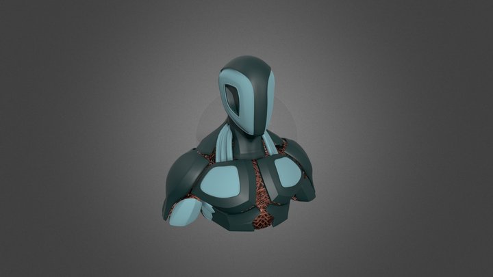Robotic Bust 3D Model
