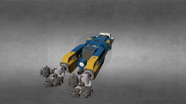 Miner space ship from Space Engineers game 3D Model