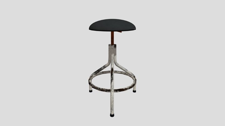 Old Chair 3D Model