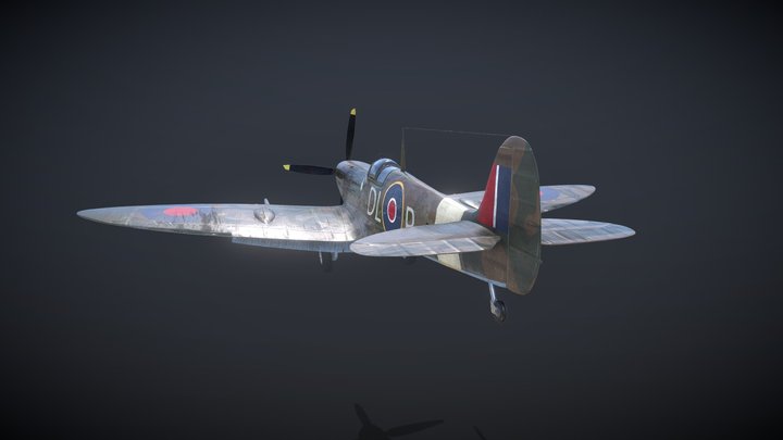 Spitfire IX 3D Model