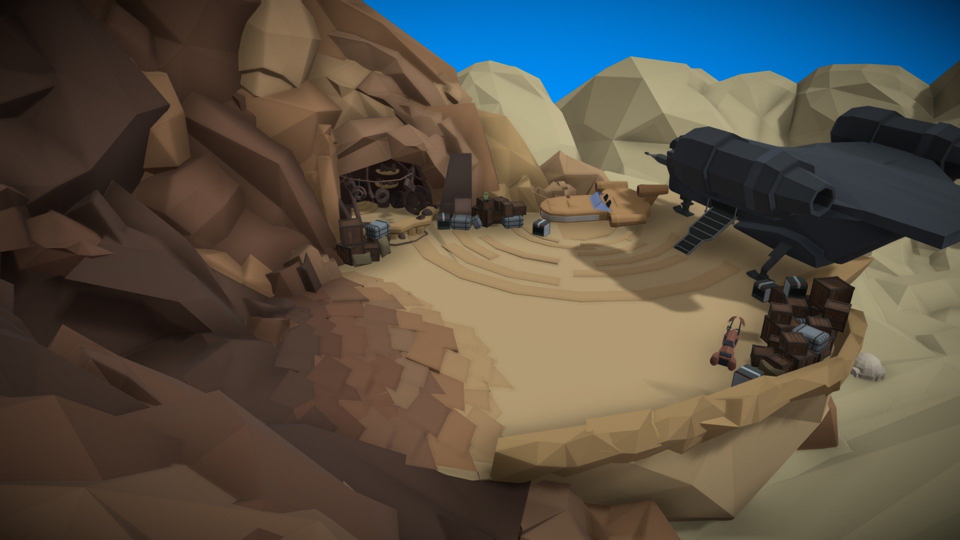 Star Wars - Watto's Shop - Tatooine — Sketchfab embed 3D viewer