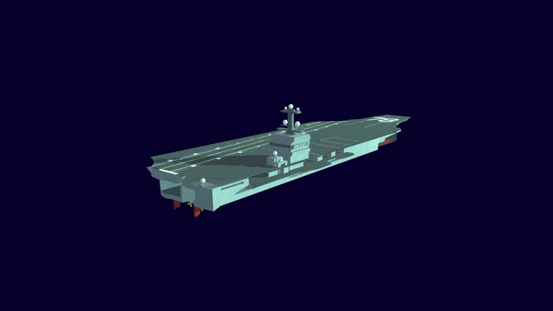 USS Gerald Ford (CVN-78) - 3D model by PlattIntroTo3d [d28368a] - Sketchfab