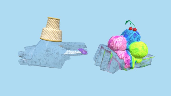 RTJ4D - Icecream 3D Model