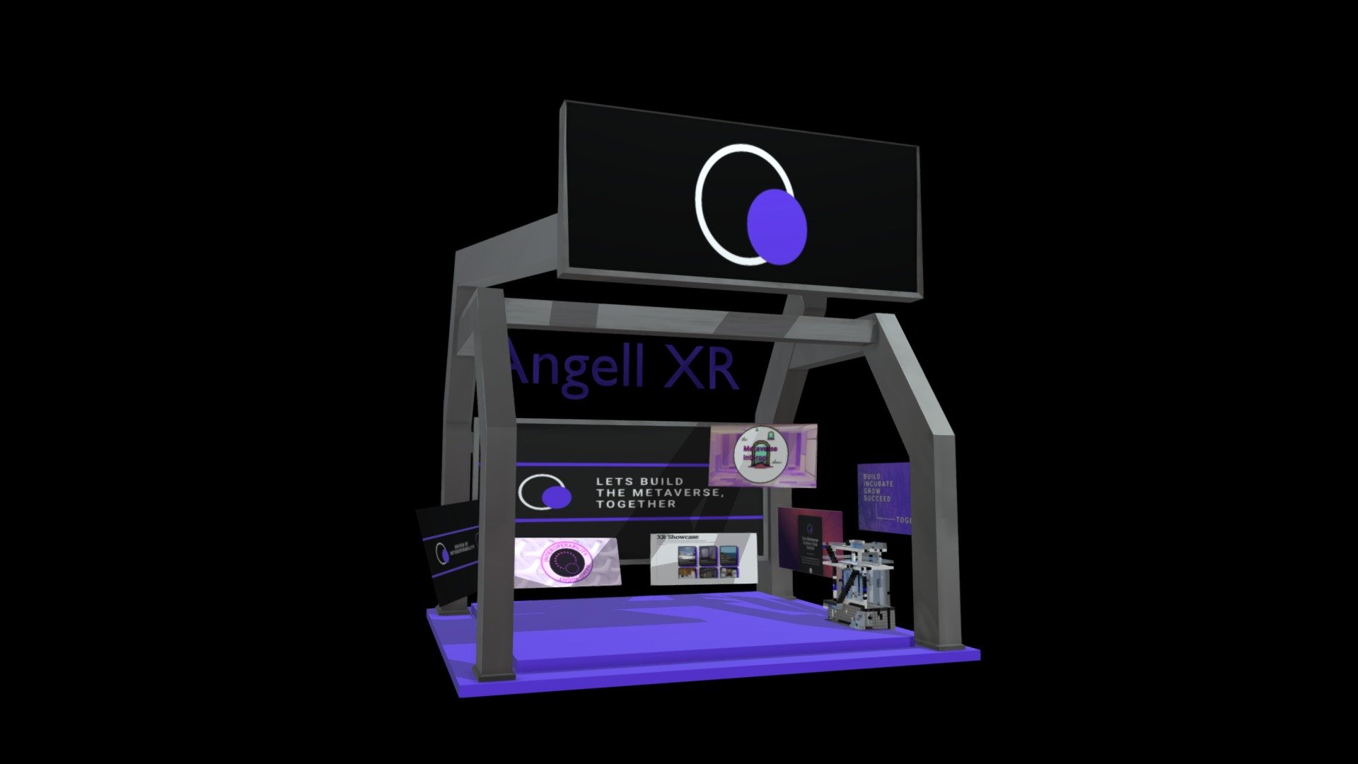 AngellXR Booth - Download Free 3D model by m3org [d283d2e] - Sketchfab