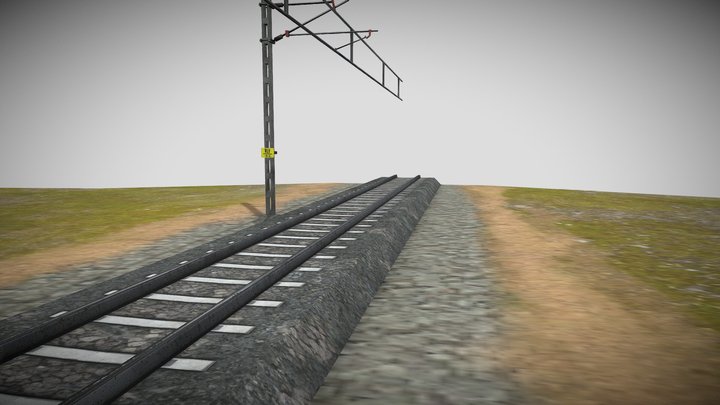 Indian Railway Track Terrain (Modular)
