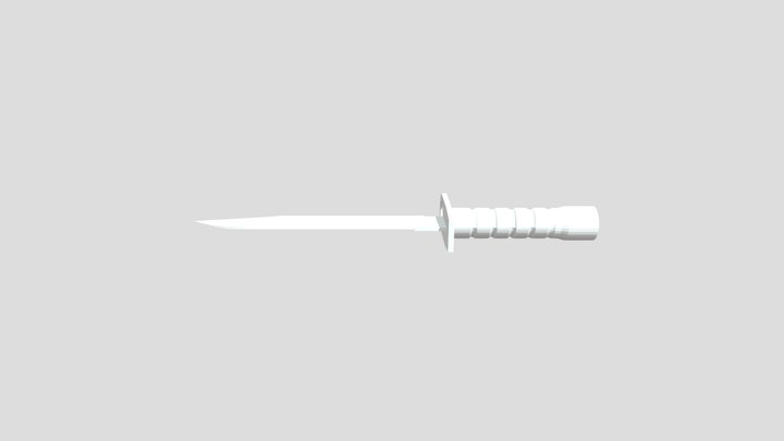 Bayonet 3D Model