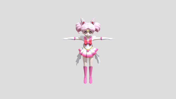 Sailor chibiusa little lady 3D Model