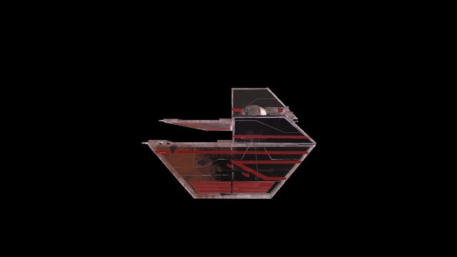 Sith Scout Fighter 3D Model