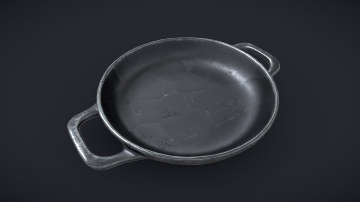 Kitchenware stewing pan 3D Model