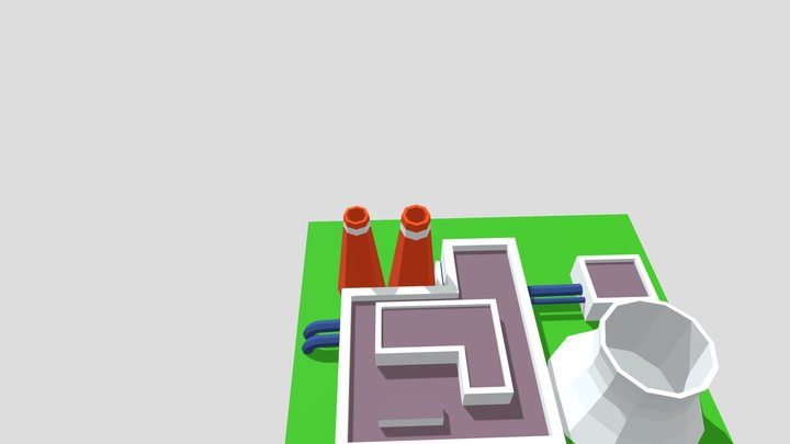 Factory 3D Model