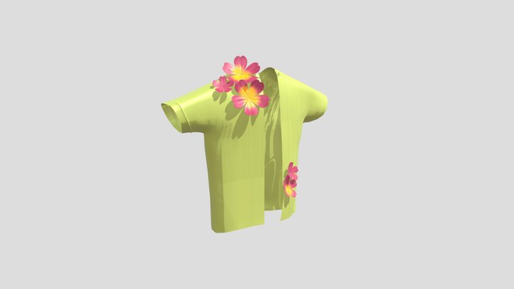 Sakura shirt 3D Model