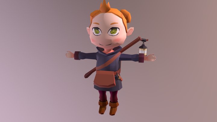 Tiny Adventurer 3D Model