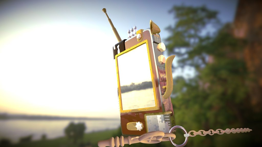 Cell phone steampunk