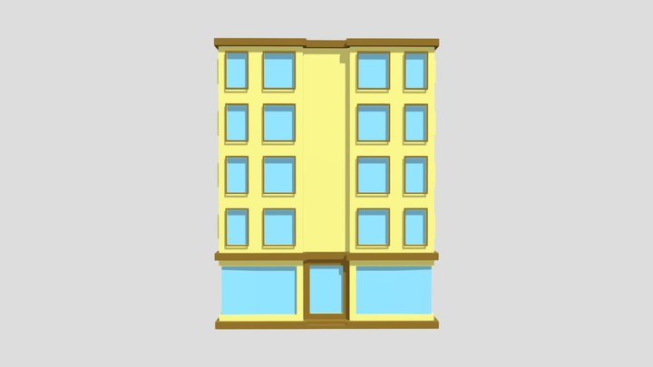 Building 3D | low poly 3D Model