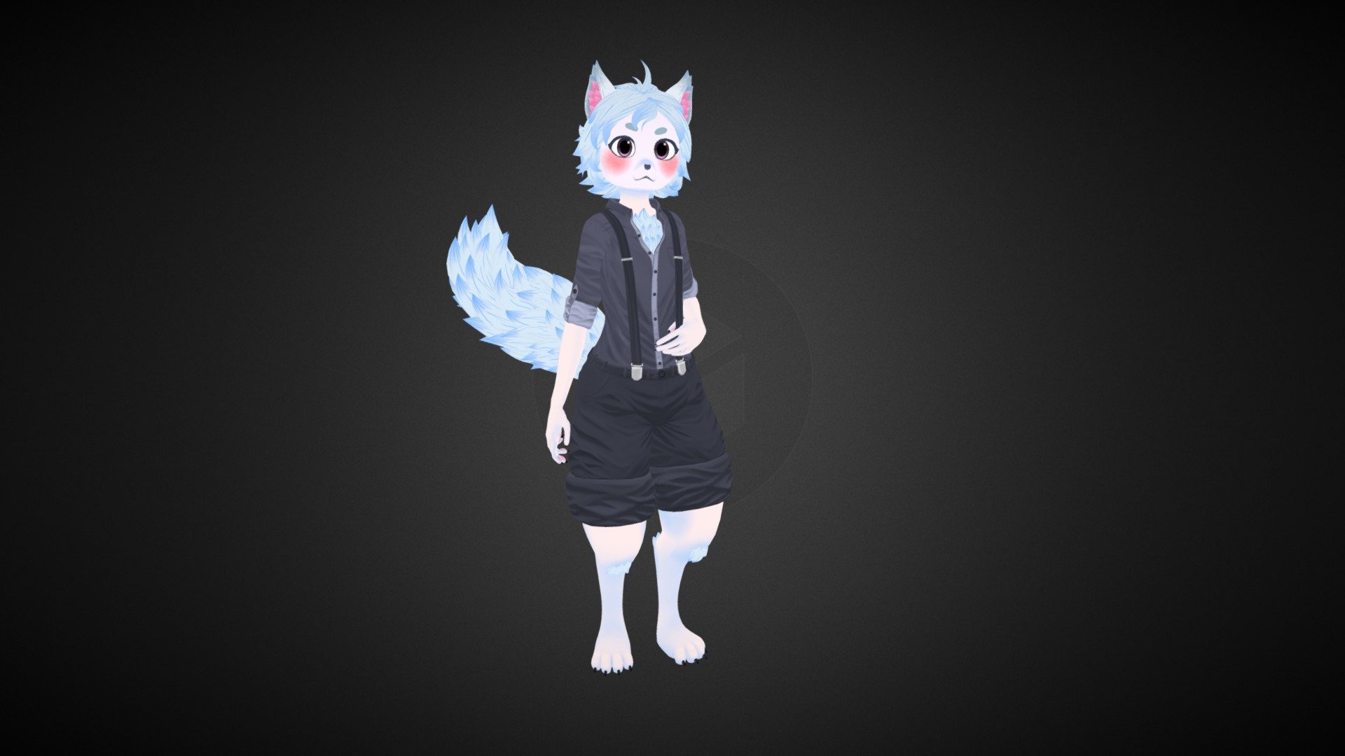Damian - VRChat custom avatar - 3D model by Loki Bear (@Loki_the_cute_bear)...