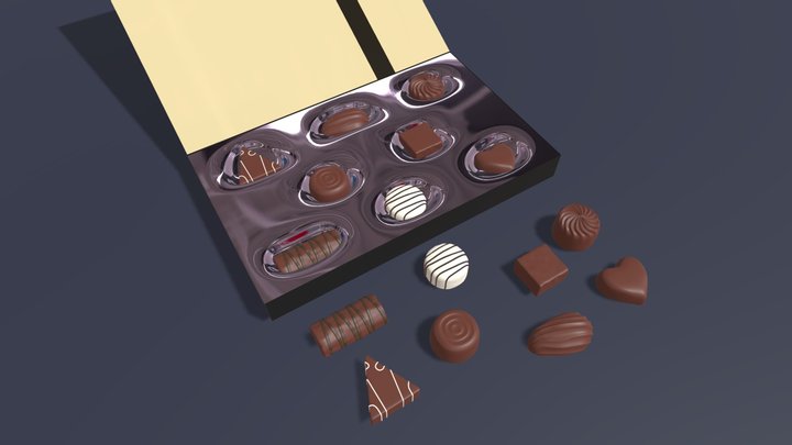 Chocolates 3D Model