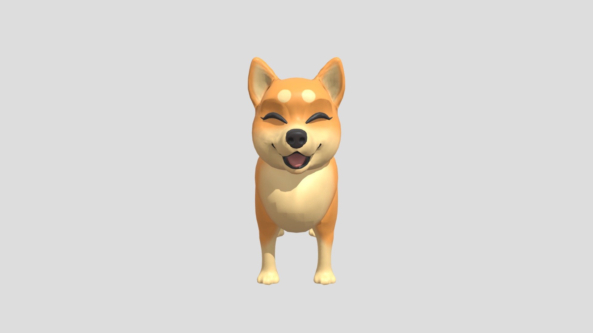Shiba_Inu_Dog - 3D model by chloelu0928 [d28a51b] - Sketchfab