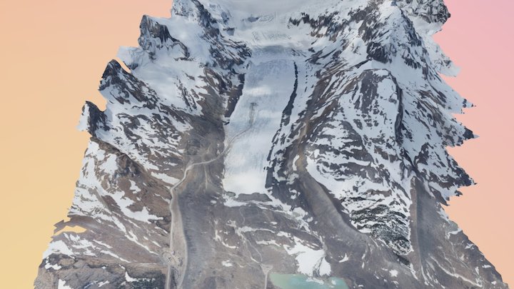 Athabasca Glacier 3D Model