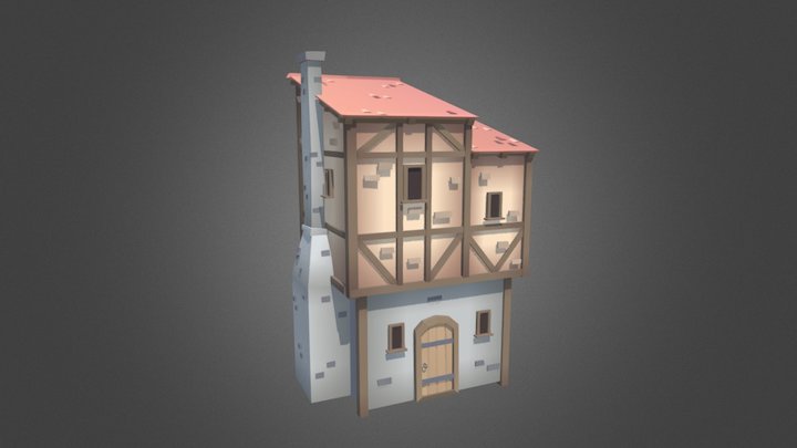 Tw P Bld Medium House 01 3D Model