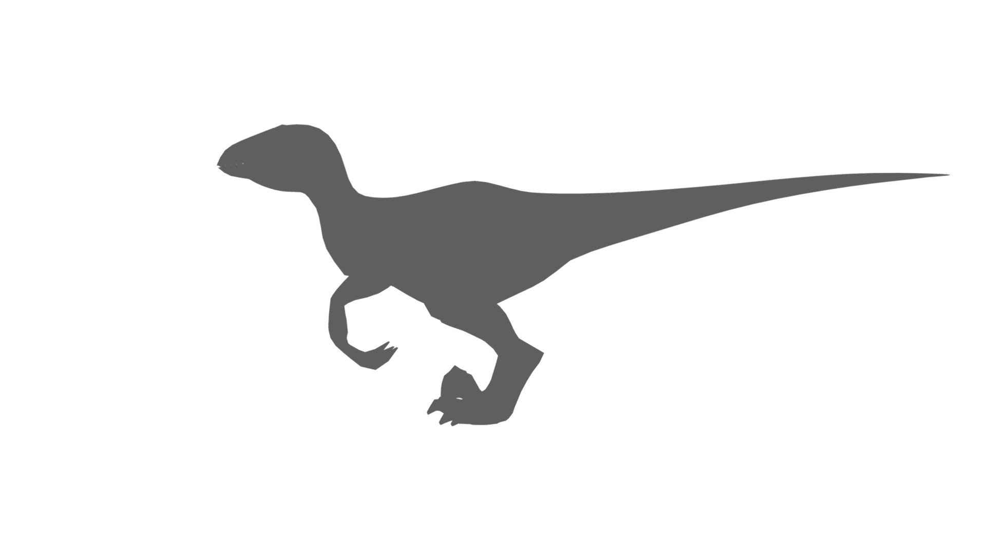 Veloci Raptor Base Mesh Low Poly Clean Topology - Download Free 3D ...