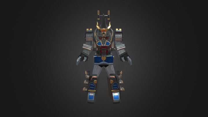 Thunder Megazord - Power Rangers Ninja Storm 3D Model