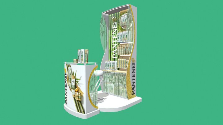 Pantene - beauty stand by KG 3D Model