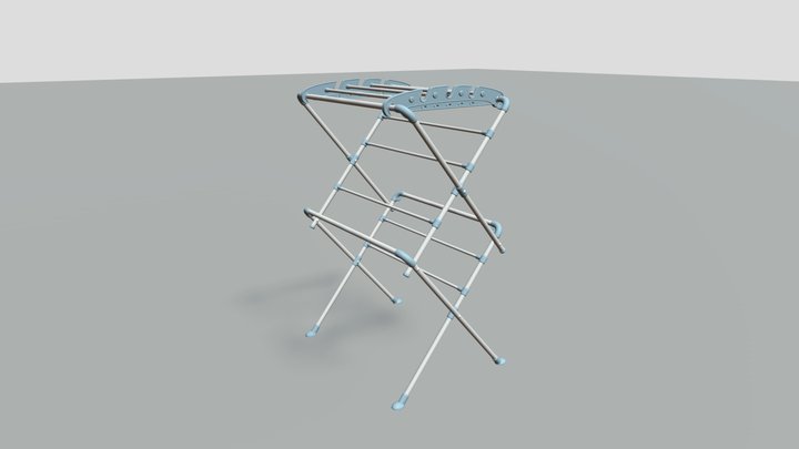 Cloath Drying Stand 3D Model