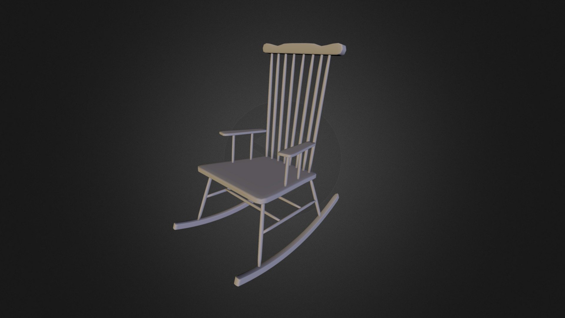 rocking_chair - 3D model by stockcg [d28c17b] - Sketchfab