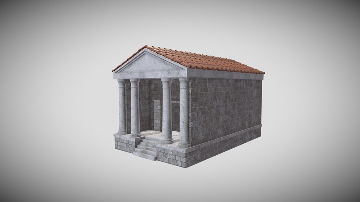 Templo de Mirobriga, segundo Barata 3D Model