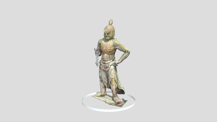 仁王像（吽） 3D Model