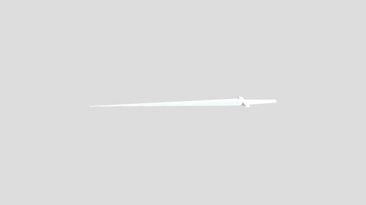 10 Dolar Military Sword 3D Model