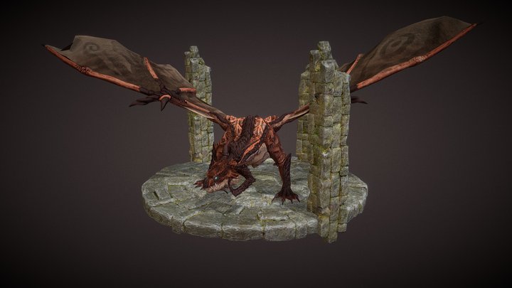 Ergo The Dragon 3D Model