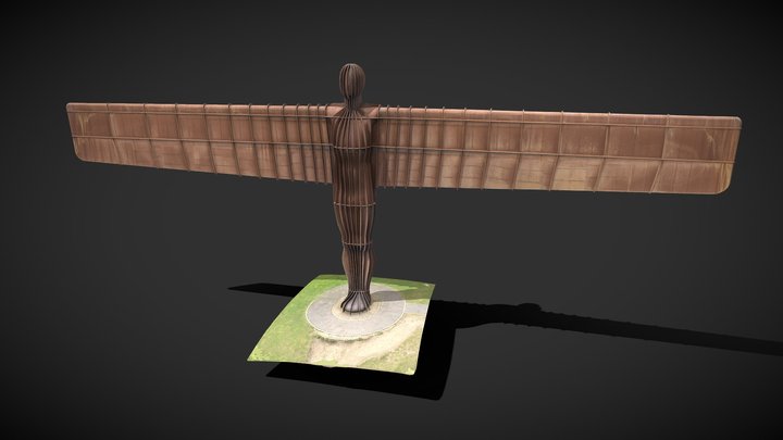 Angel of the North 3D Model