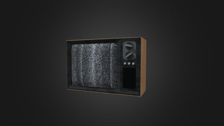 Old TV 3D Model