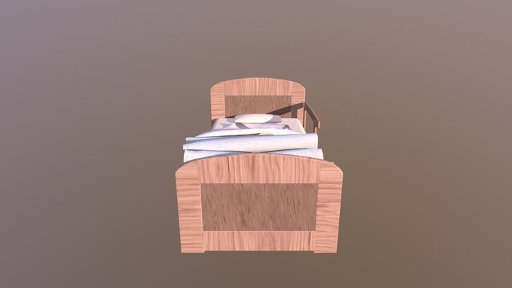 Kid's bed 3D Model
