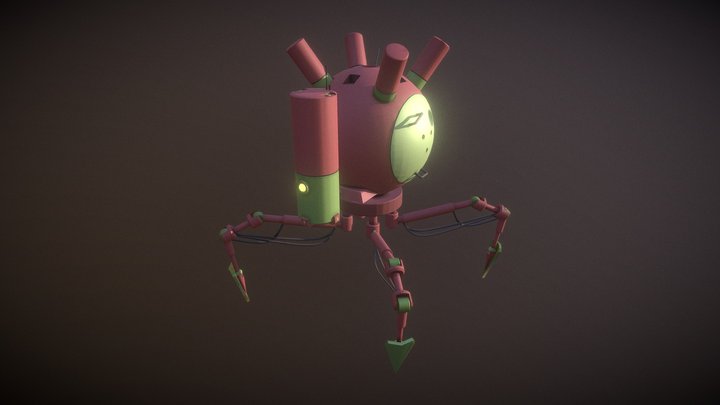 Robot Klubok 3D Model