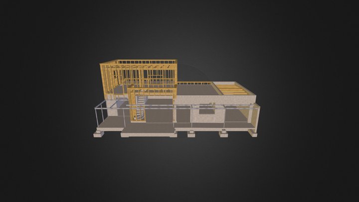 Structure-Bois-Béton-BIM-OR-2014 3D Model