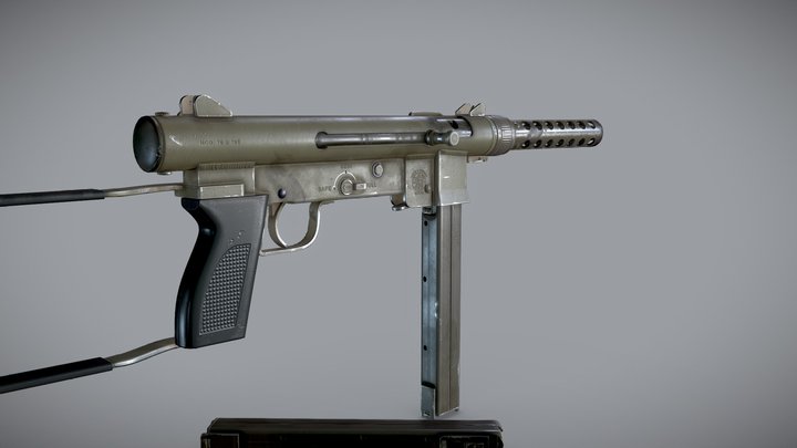 Smith & Wesson M76 3D Model