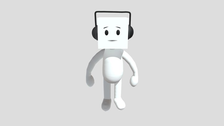 Cube-man 3D models - Sketchfab