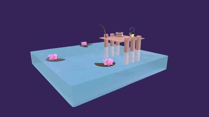 Serene Lake 3D Model