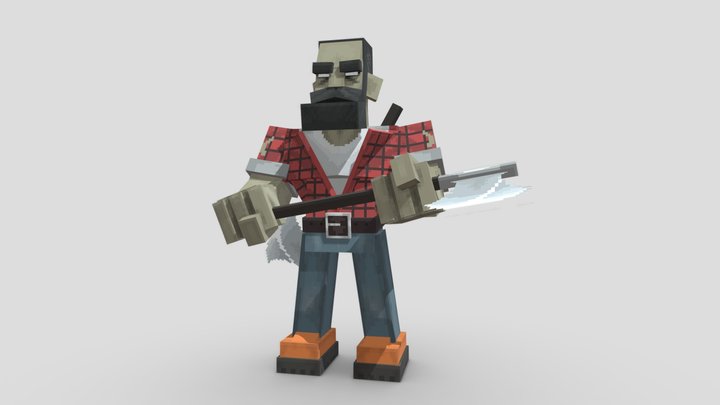 Lumberjack 3D Model
