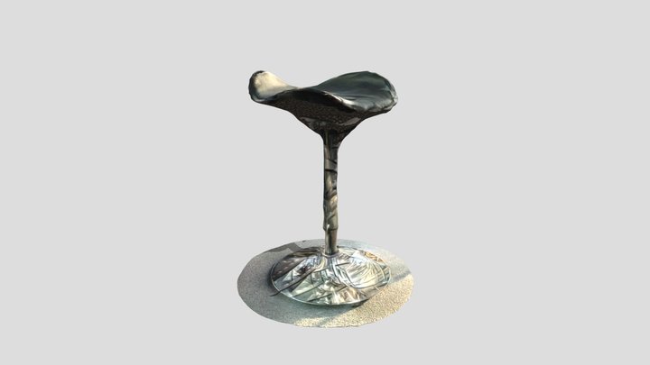 A chair in sunset 3D Model